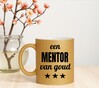 foto 2 Beker voor een mentor van goud met glitters