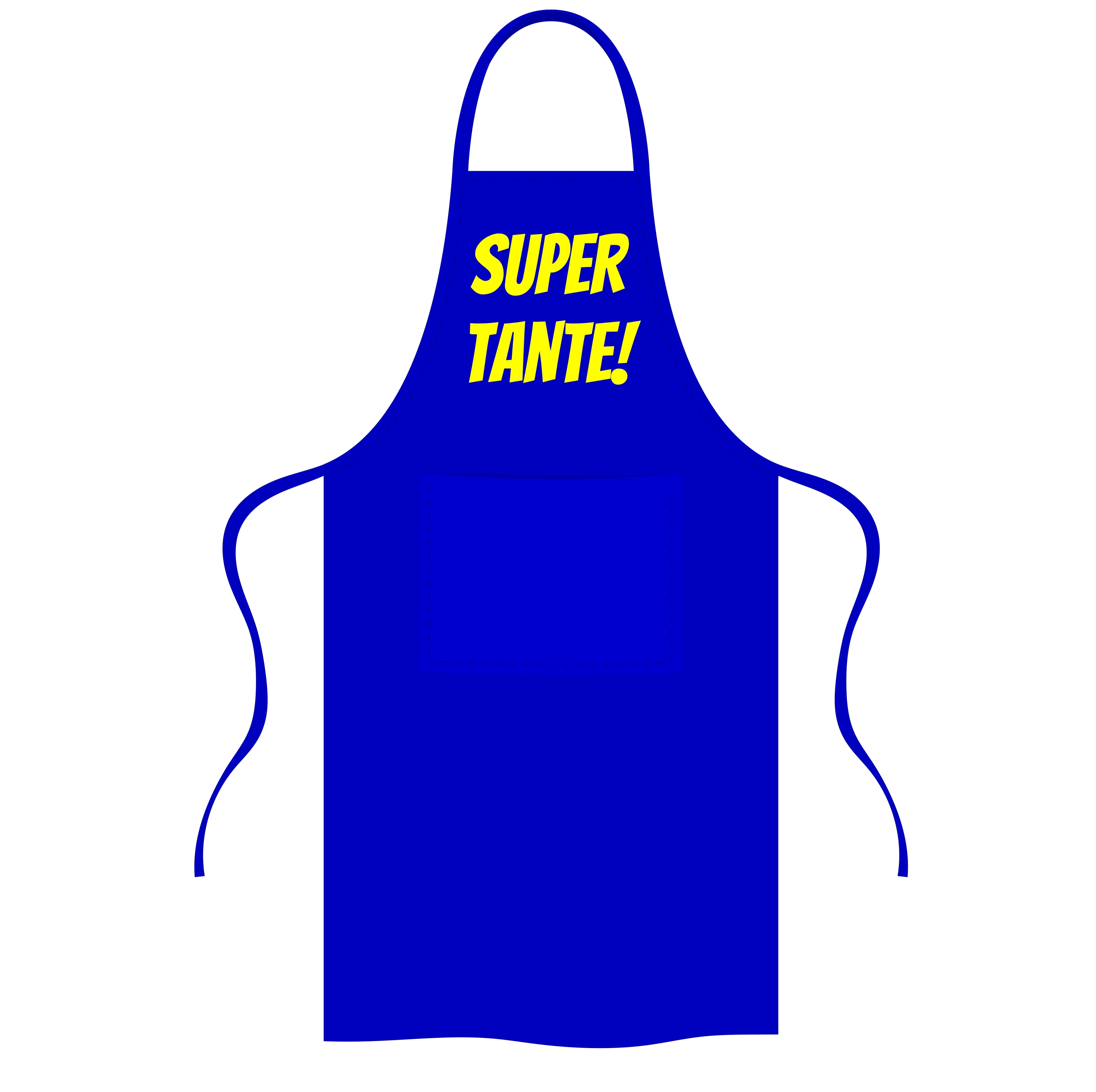 Blauwe Schort voor een super tante!