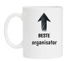 foto 1 Cadeau mok wit voor de beste organisator  