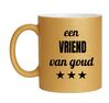 foto 1 Glitter Beker voor een vriend van goud