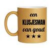 foto 1 Glitter mok voor een klusjes man van goud bedankje voor het klussen