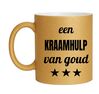 foto 1 Gouden glitter mok voor een kraamhulp van goud