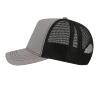 foto 3 Grijs met zwart Rapper Canvas Trucker Pet