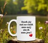 foto 4 Liefdes mok beker Denk jij net zo vaak aan mij als ik aan jou?