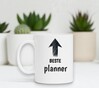 foto 2 Mok met tekst beste planner cadeau mok 