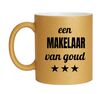 foto 1 Mok voor een makelaar van goud  leuk cadeautje