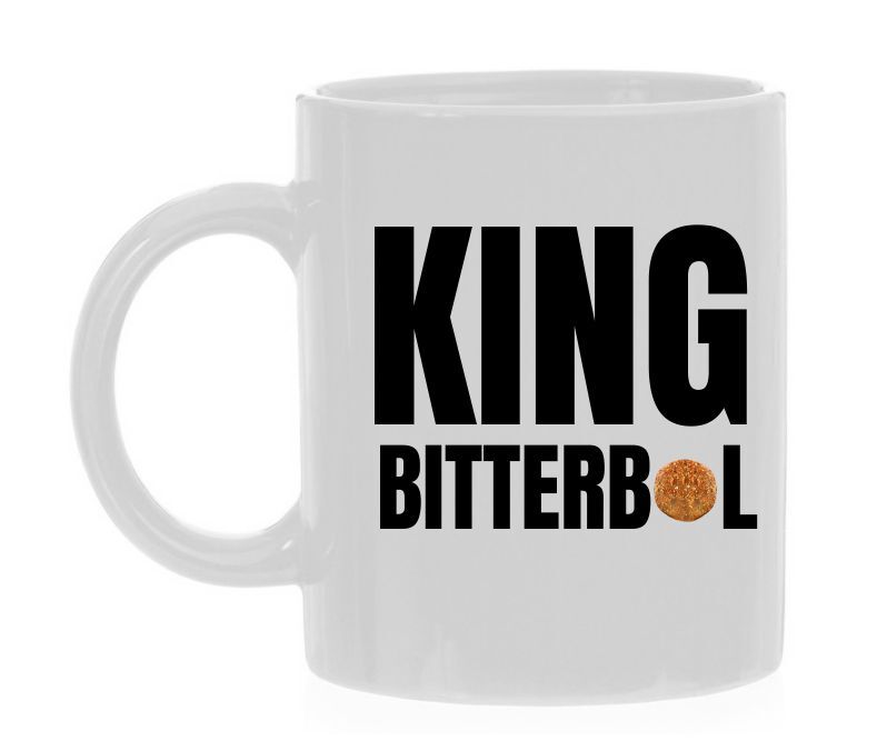 Mok voor King bitterbal