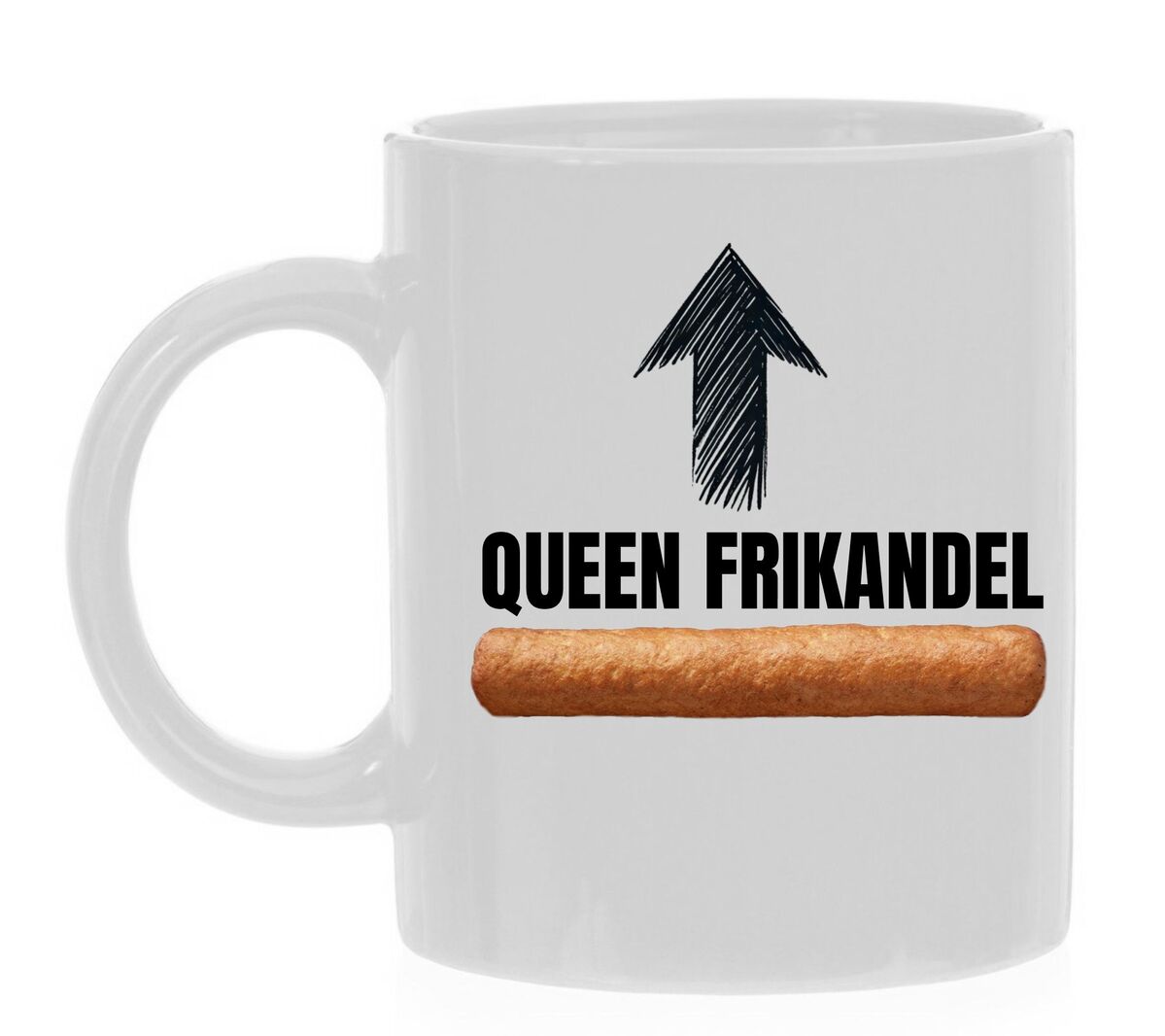 Mok voor Queen frikandel