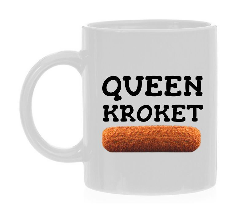 Mok voor Queen kroket