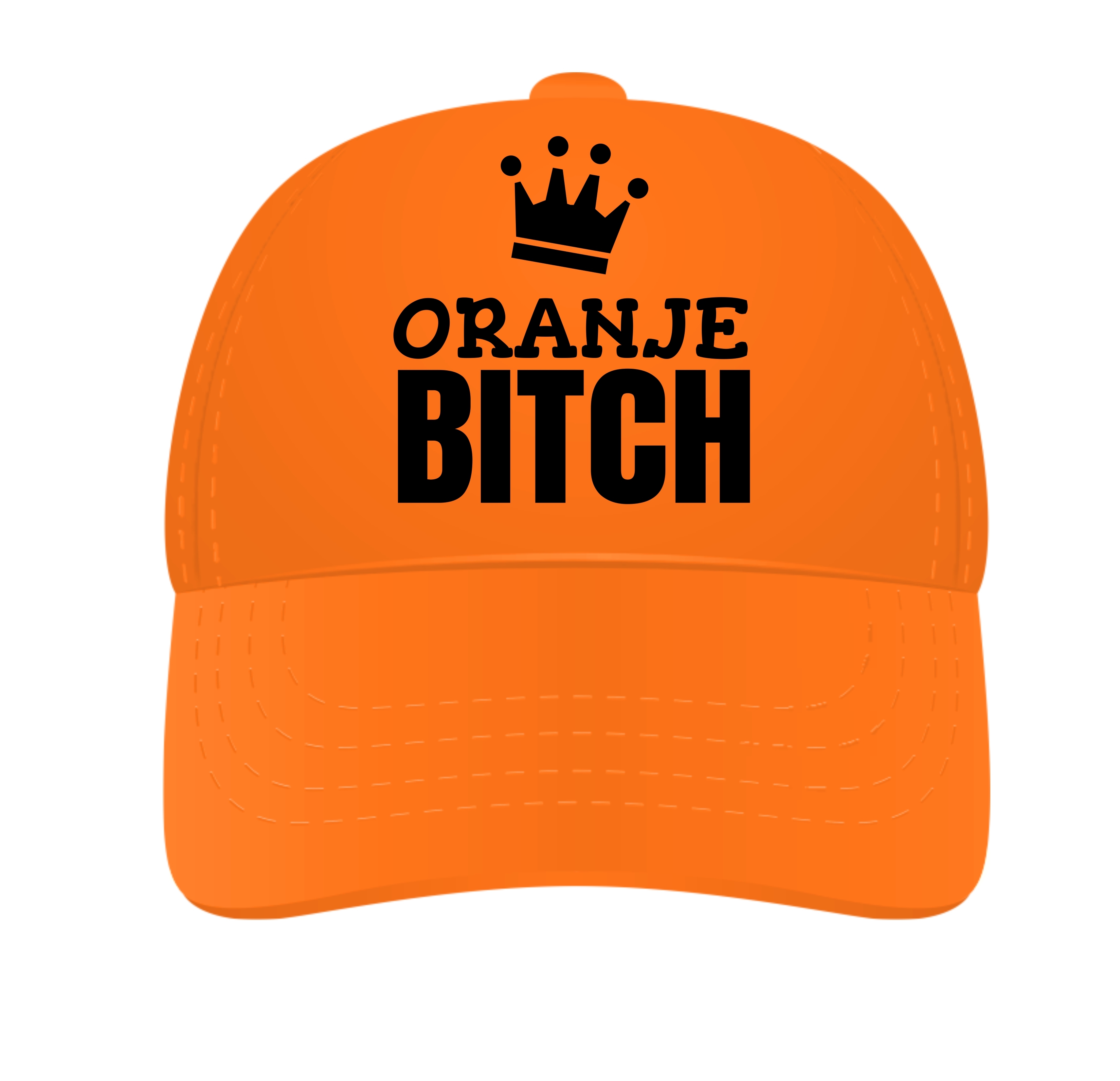 Oranje pet cap  Koningsdag voor een oranje bitch