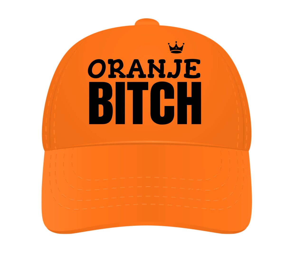 Oranje pet cap  Koningsdag voor een oranje bitch