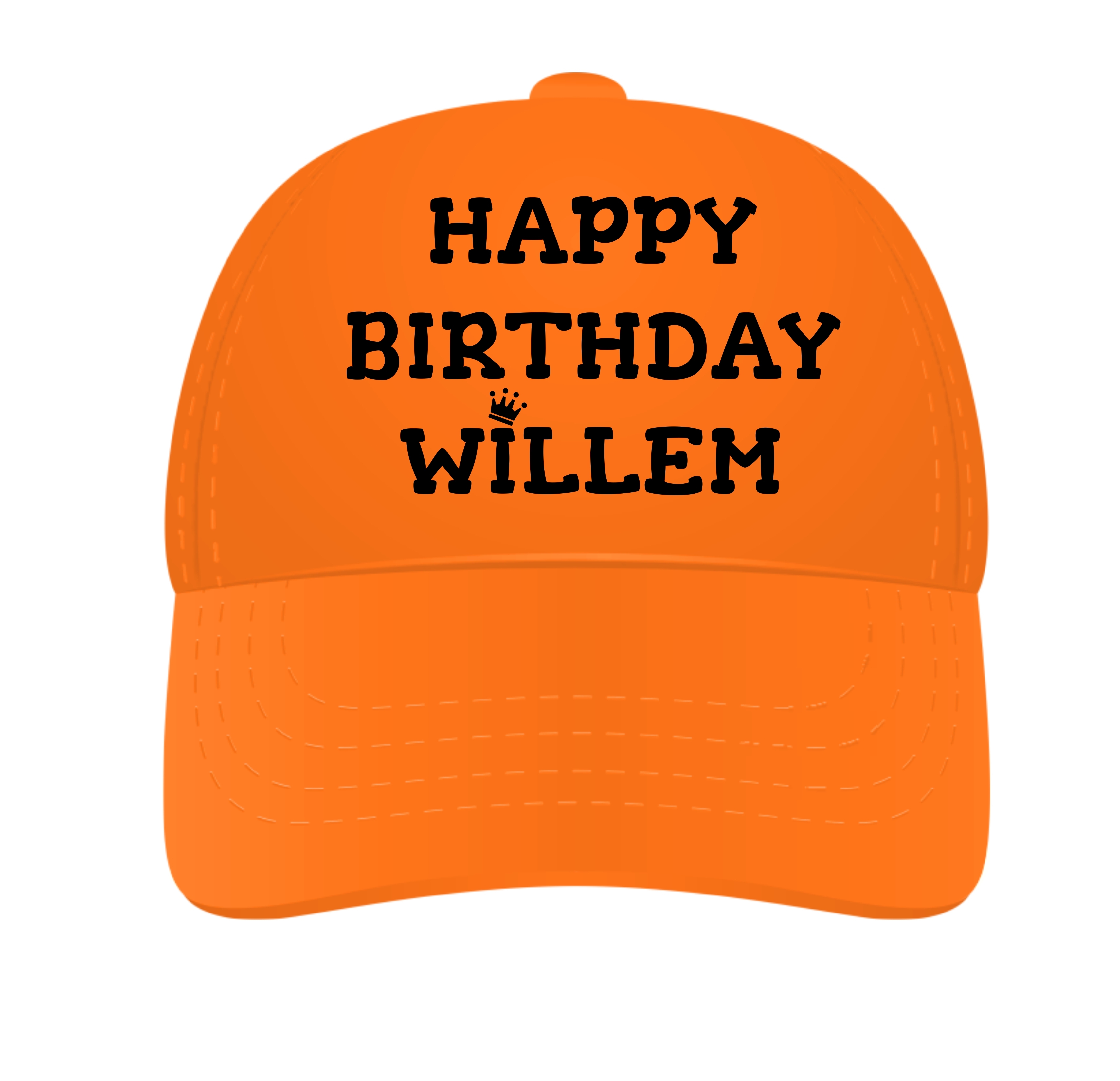 Oranje pet voor koningsdag happy birthday Willem
