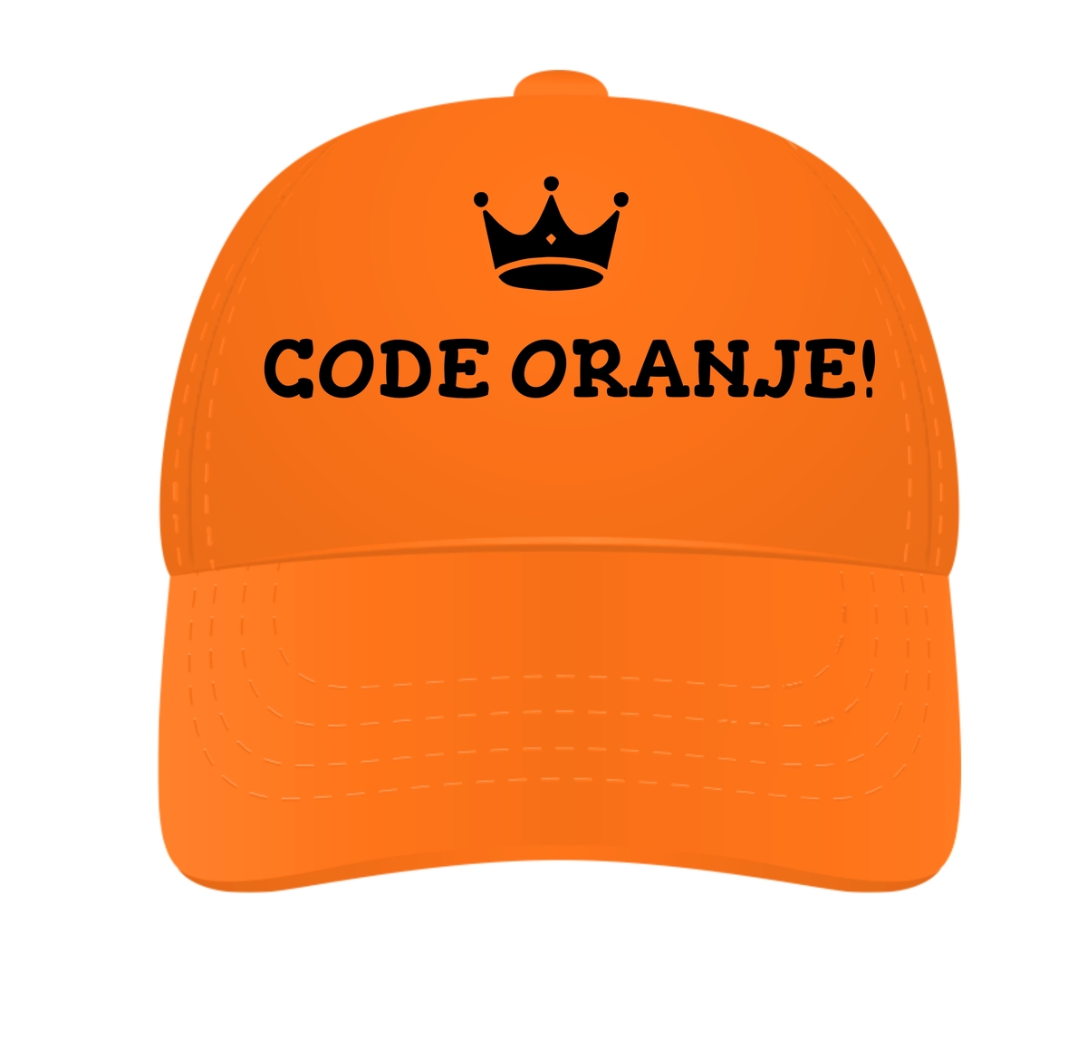 Oranje petje grappig leuk voor Koningsdag code oranje