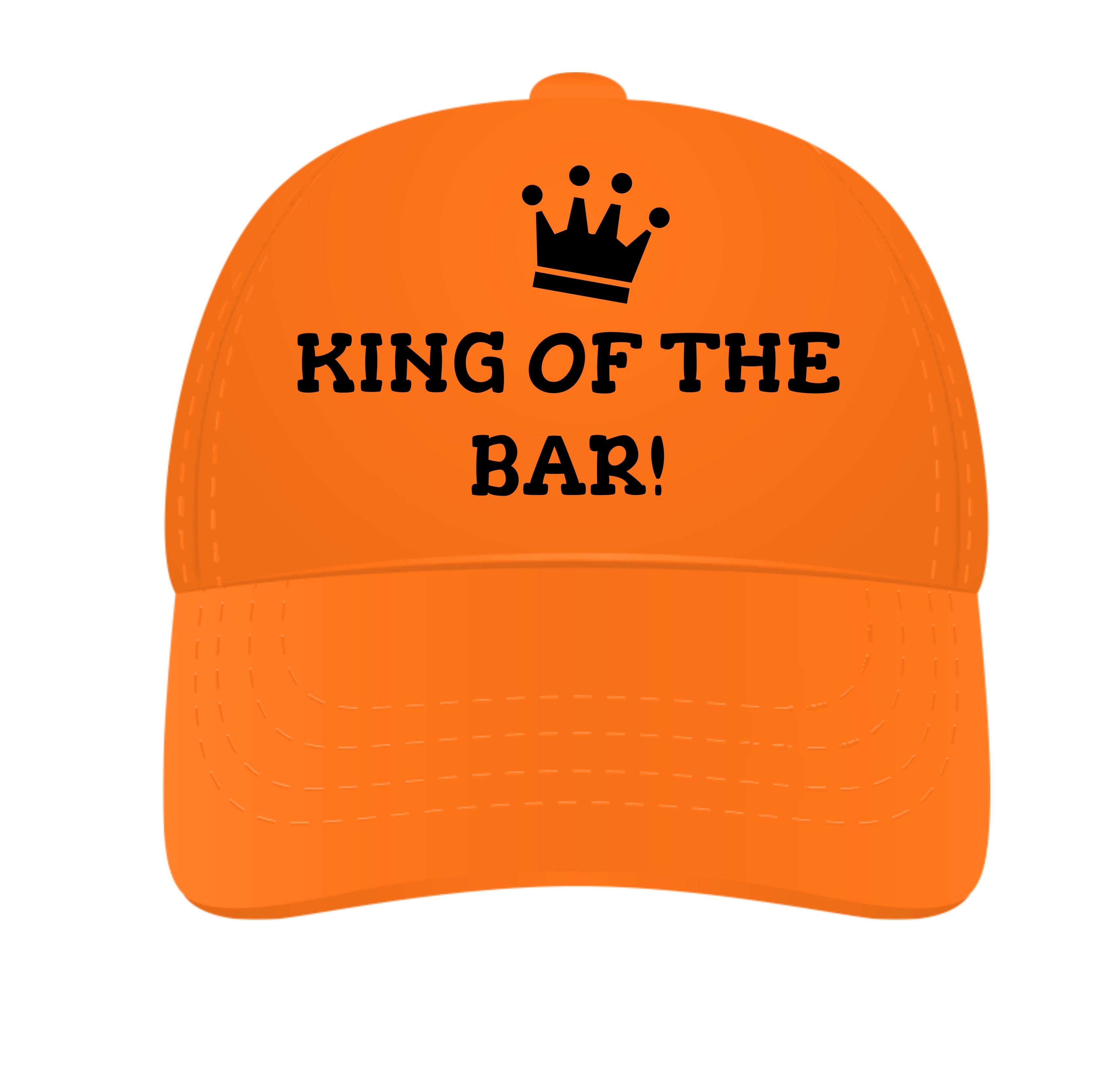 Oranje petje grappig leuk voor Koningsdag King of the bar