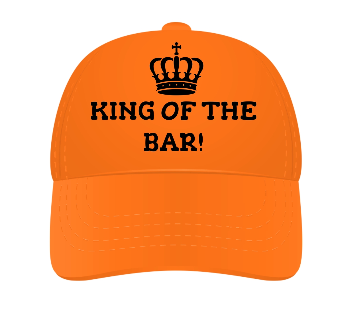 Oranje petje grappig leuk voor Koningsdag King of the bar