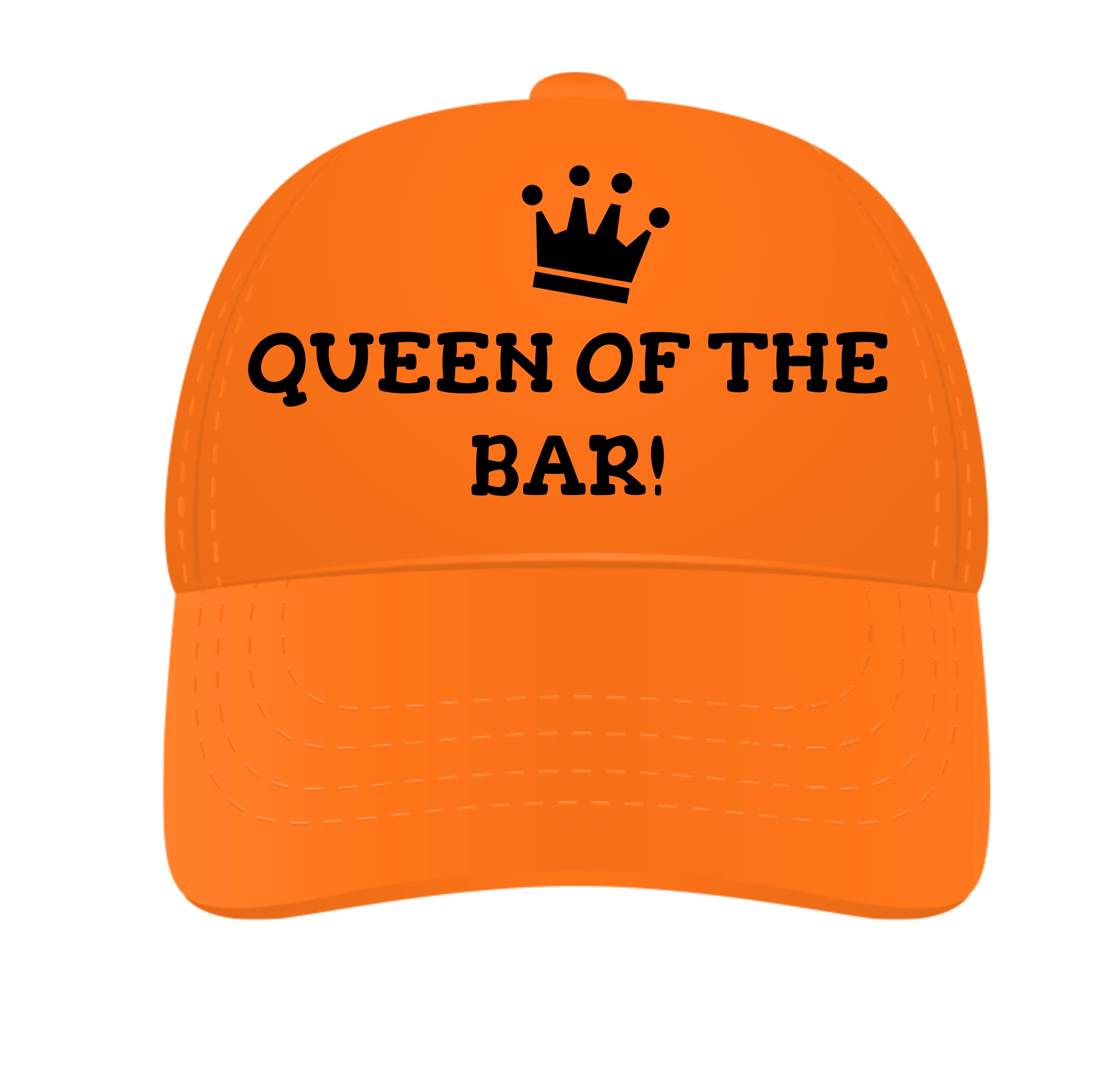 Oranje petje grappig leuk voor Koningsdag Queen of the bar