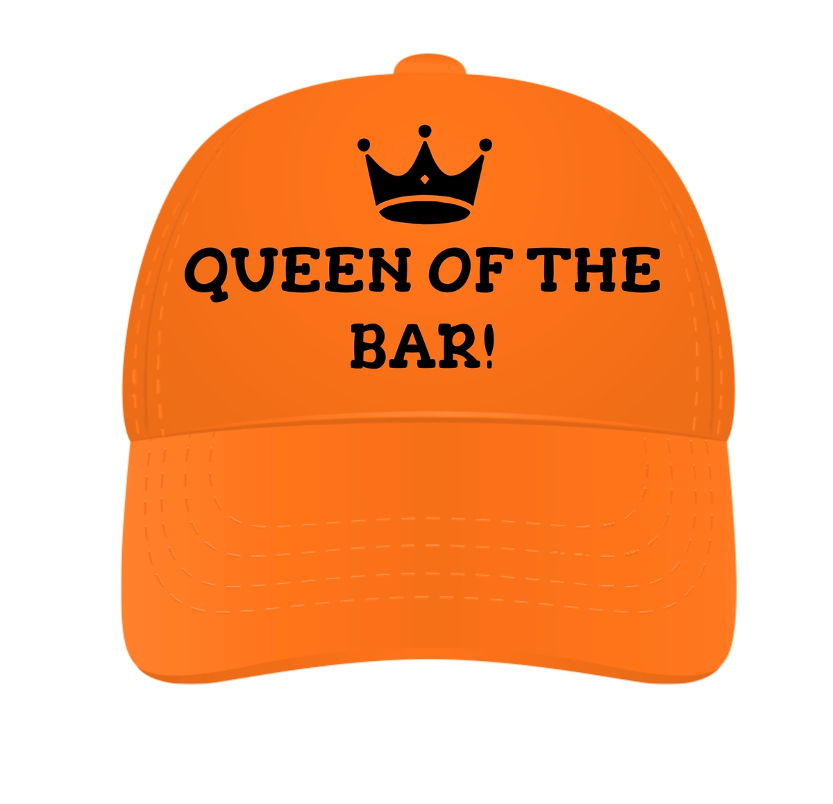 Oranje petje grappig leuk voor Koningsdag Queen of the bar