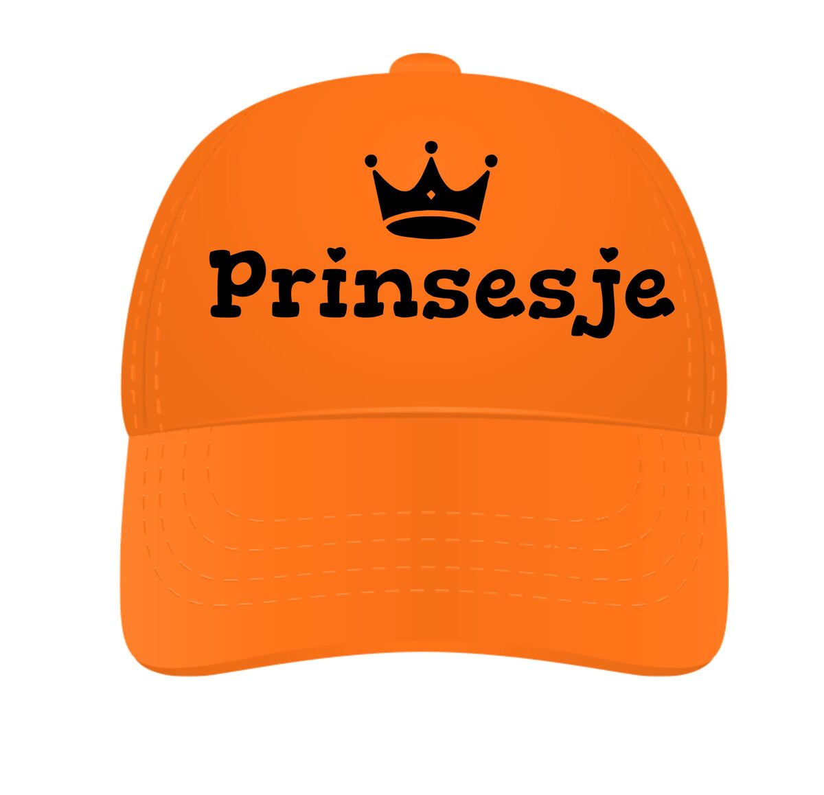 Oranje petje voor koningsdag prinsesje