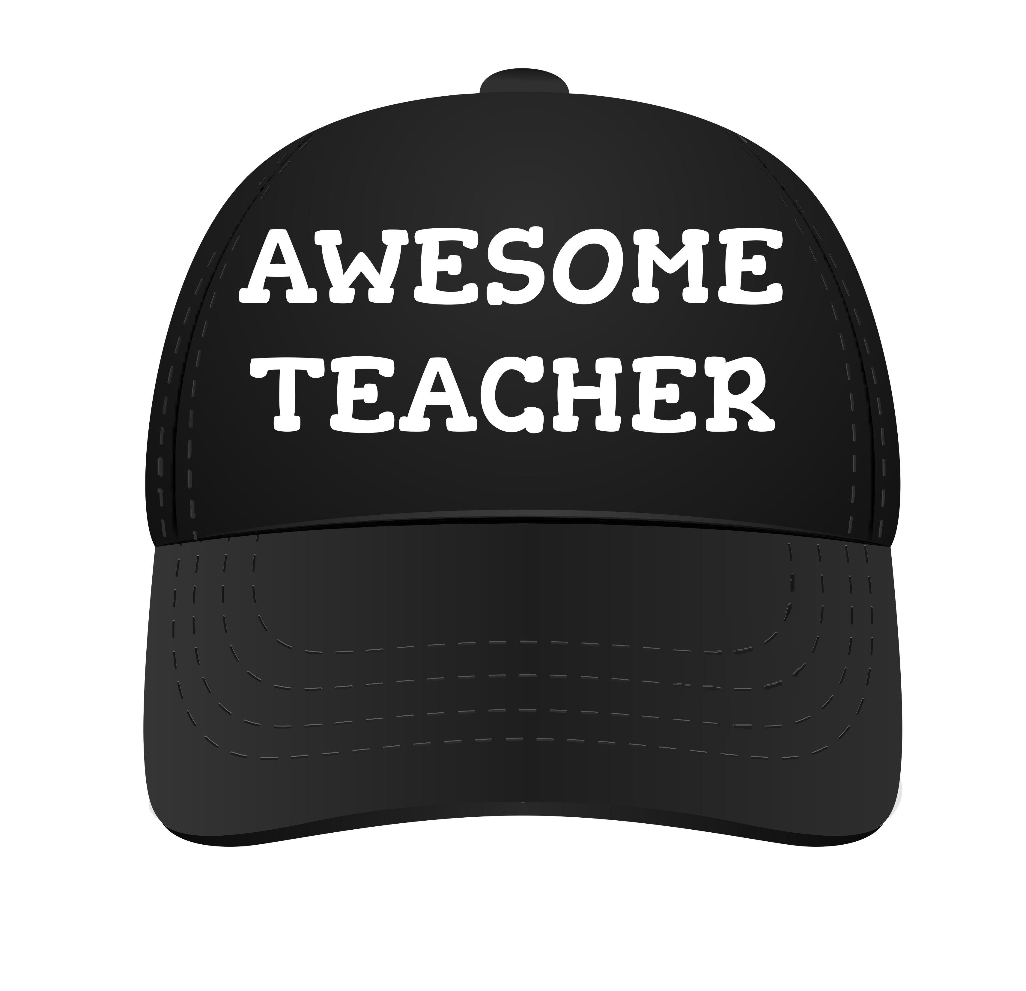 Pet Awesome teacher geweldige juf meester cap