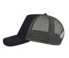 foto 3 Pet Donkerblauw met grijs Rapper Canvas Trucker
