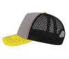 foto 3 Rapper Canvas Trucker Pet geel met grijs