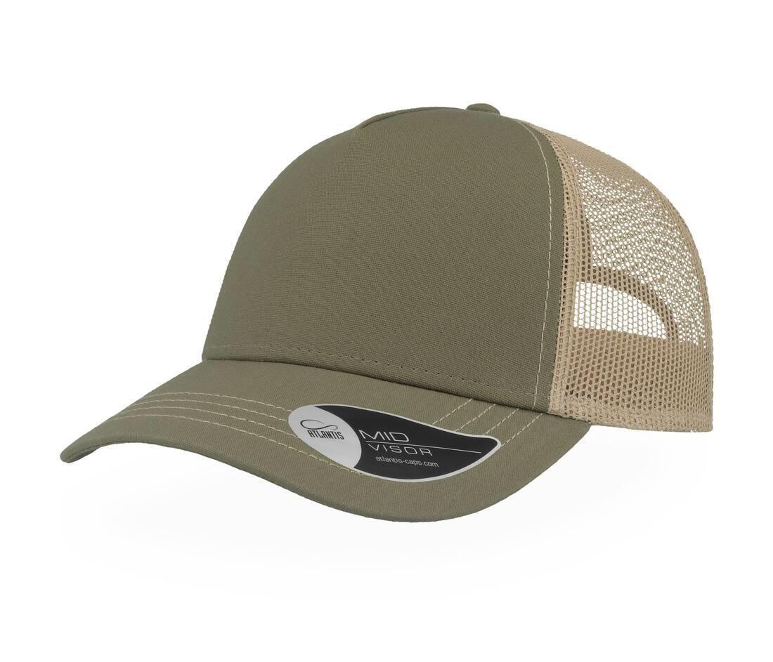 Rapper Canvas Trucker Pet olijf groen khaki