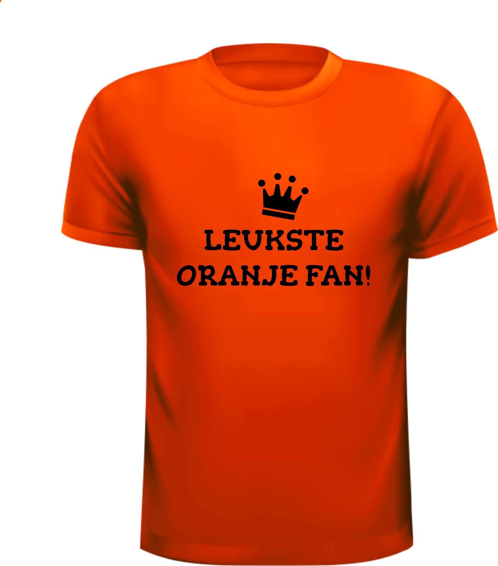 Shirtje voor de leukste oranje fan! Leuk voor Koningsdag