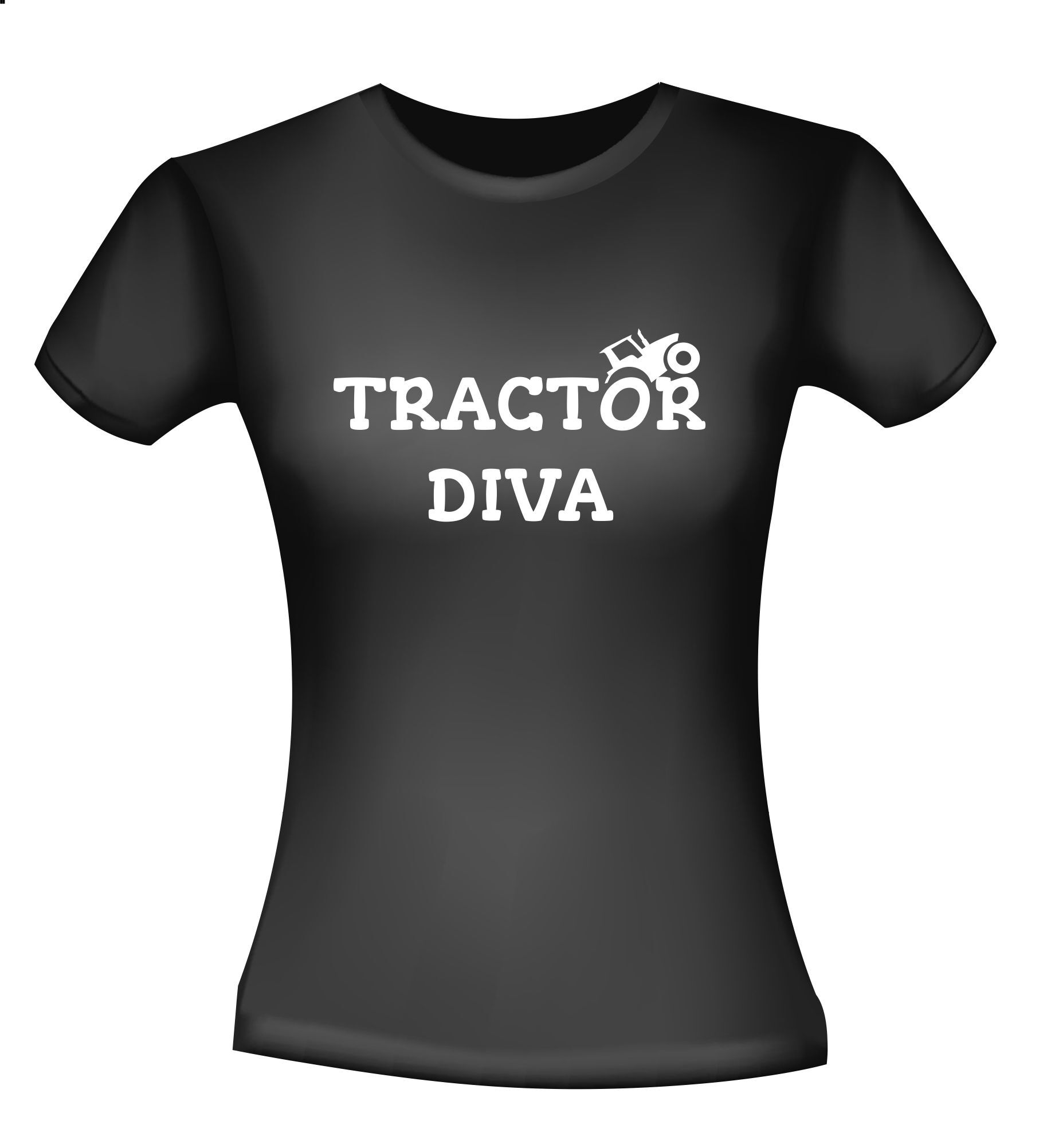 Shirtje voor een boerin een echte tractor diva!