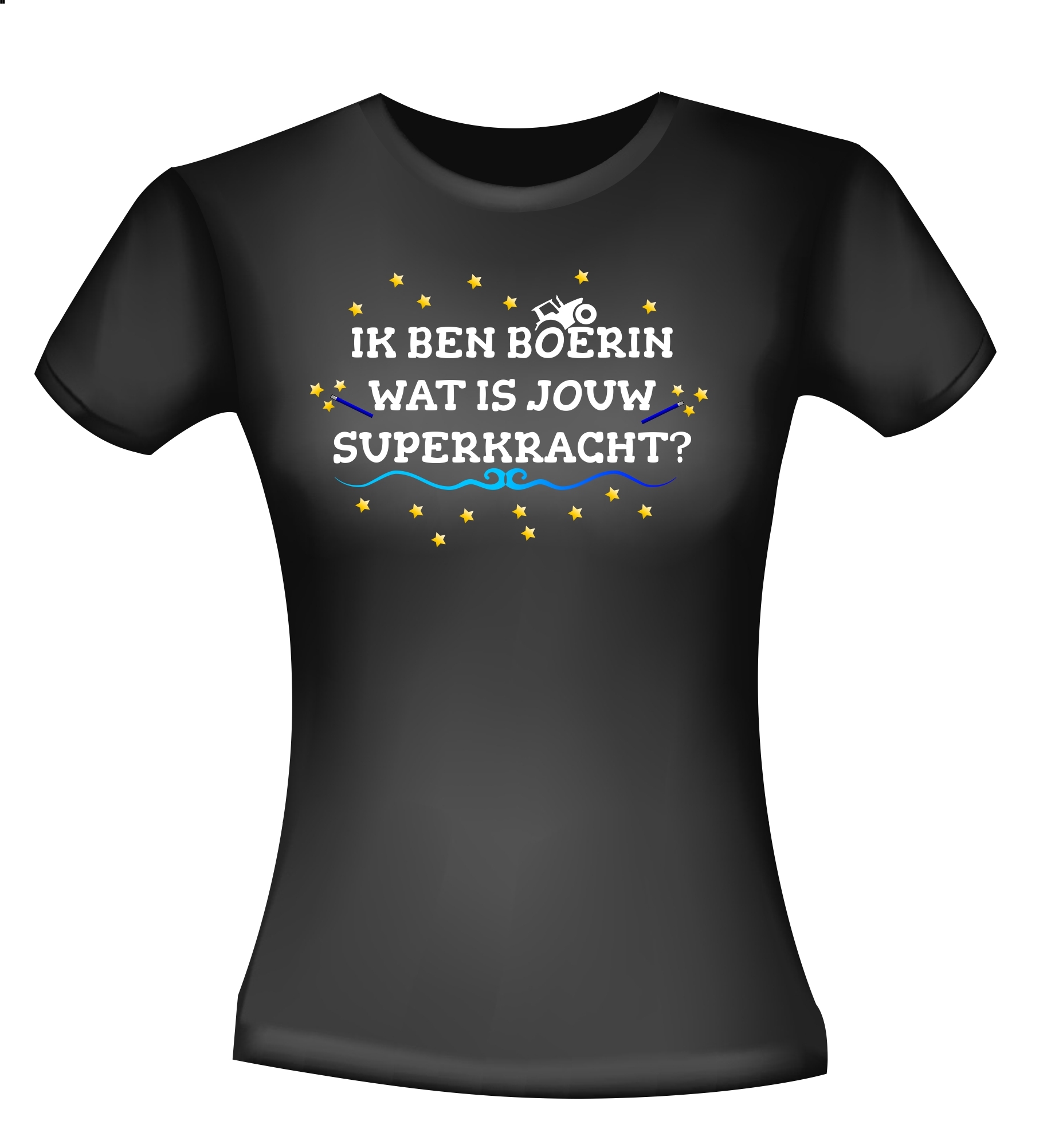 Shirtje voor een boerin ik ben boerin wat is jouw superkracht?