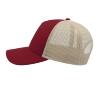 foto 2 Stoere pet Trucker Cap Rapper Cap burgundy rood met steen kleur 