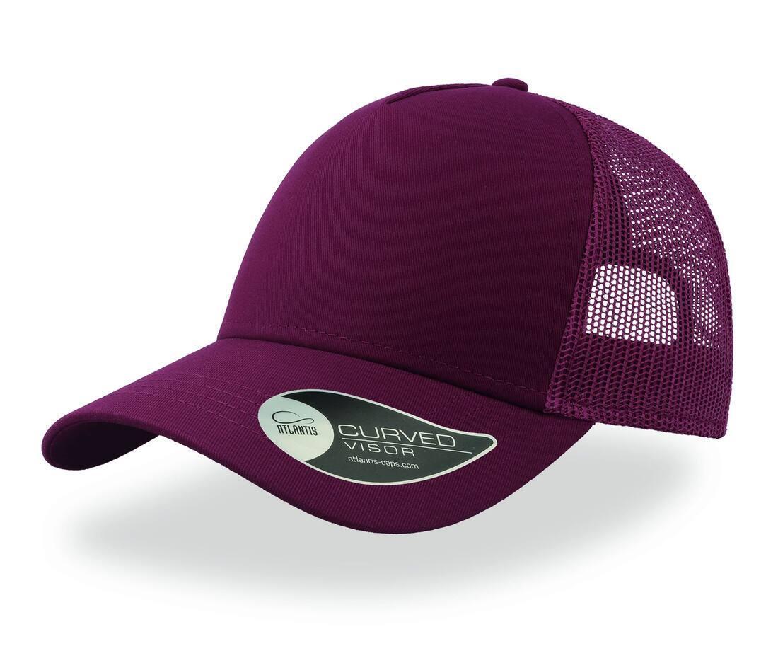 Stoere pet Trucker Cap Rapper Cap burgundy rood