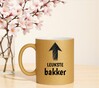 foto 3 Glitter gouden mok voor een leuke bakker