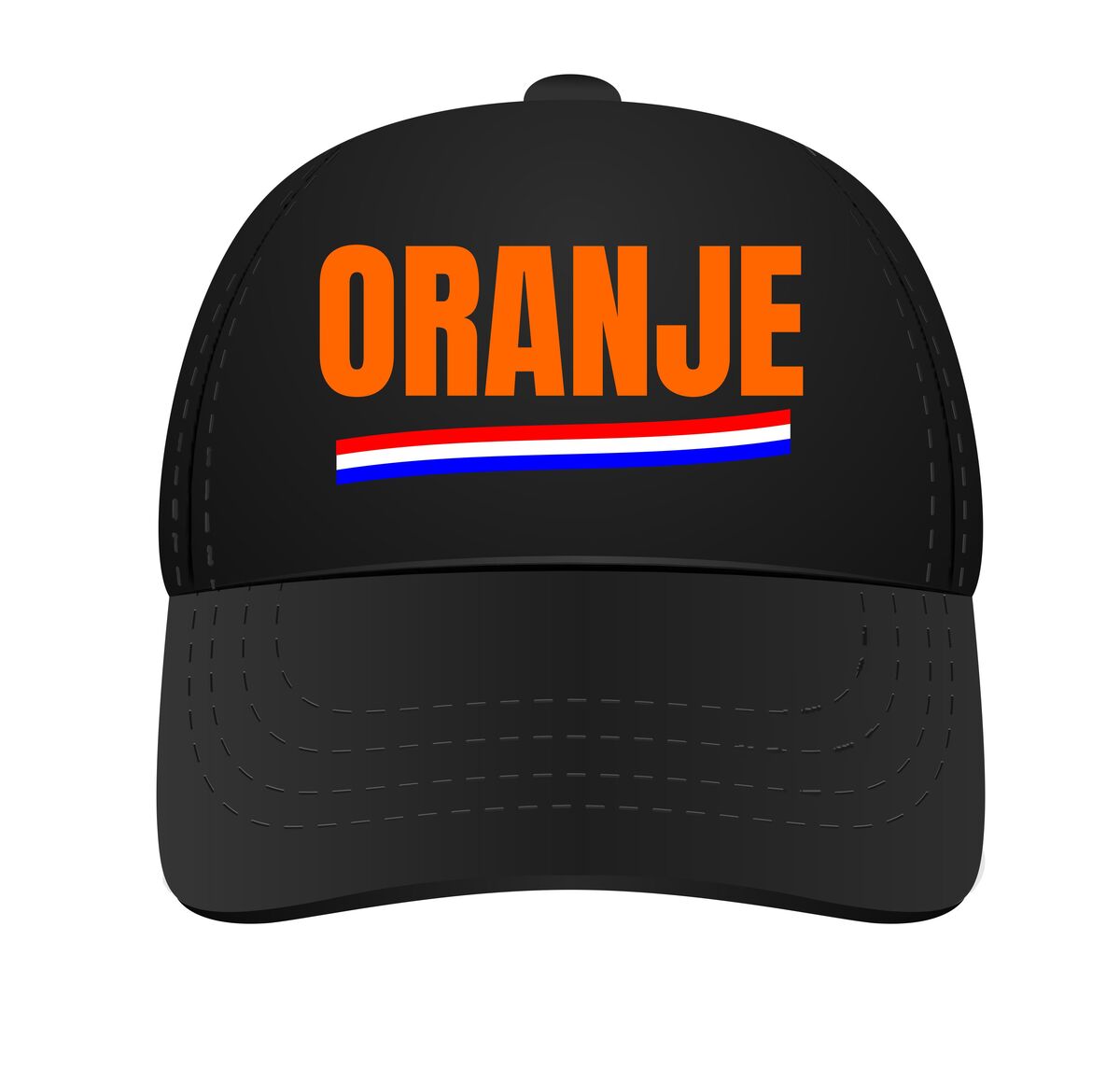 Koningsdag petten opdruk oranje