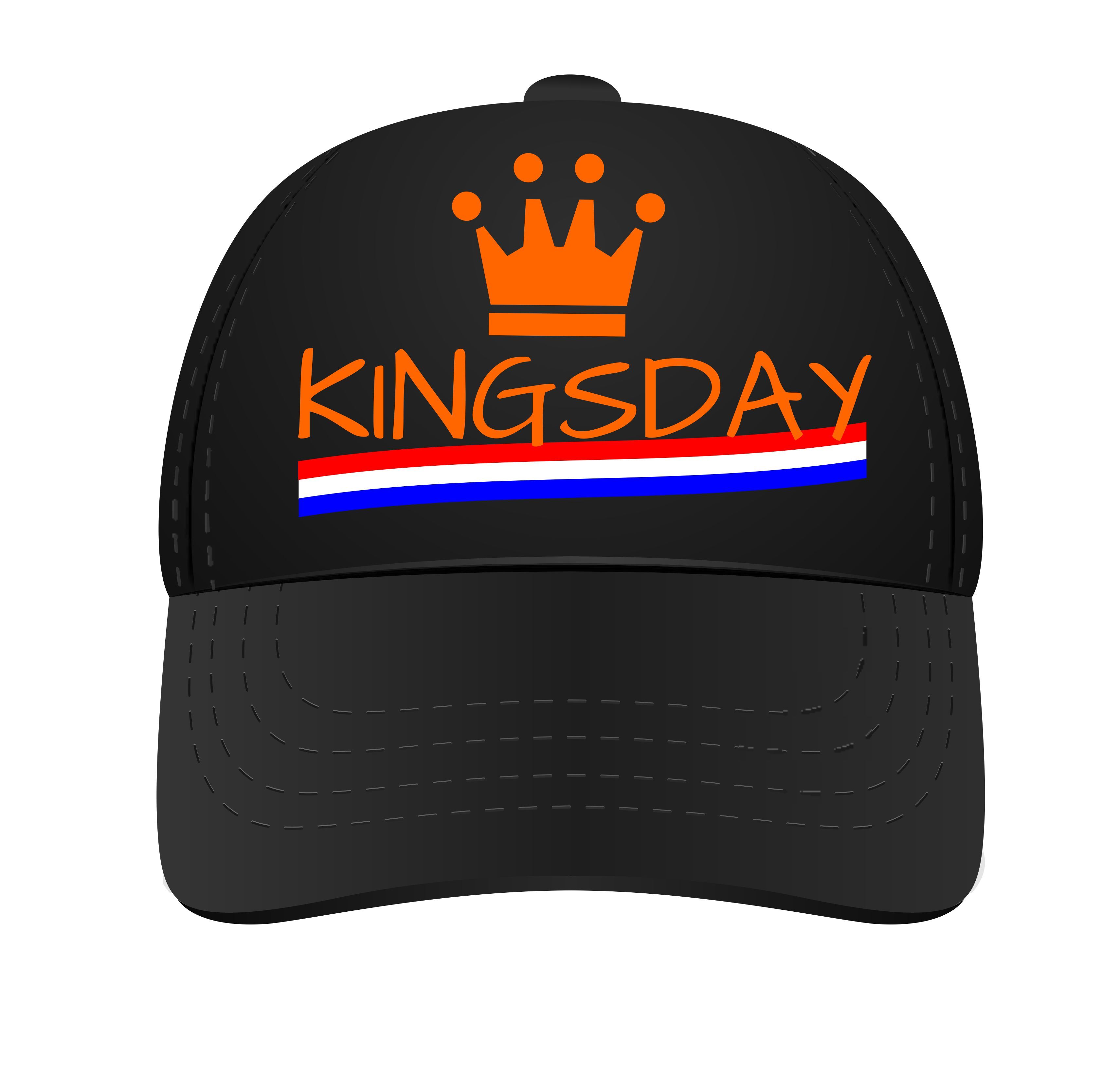 Leuke koningsdag petje cap rood wit blauw kingsday