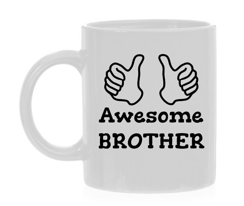 Mok Awesome brother geweldige broer koffiemok