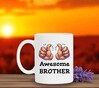 foto 2 Mok Awesome brother geweldige broer koffiemok