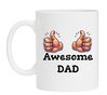 Mok Awesome dad geweldige vader koffiemok