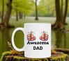 foto 3 Mok Awesome dad geweldige vader koffiemok