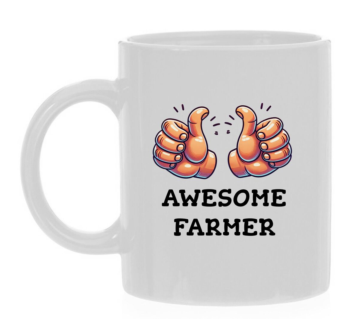 Mok Awesome farmer geweldige boer koffiemok