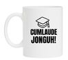 Mok cumlaude jonguh geslaagd leuk cadeau voor een geslaagde 