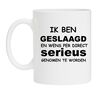 Mok geslaagd wil serieus genomen worden leuk kado voor een geslaagde
