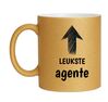 foto 1 Mok glitter goud voor de leukste agente