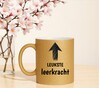 foto 2 Mok glitter goud voor een leukste leerkracht