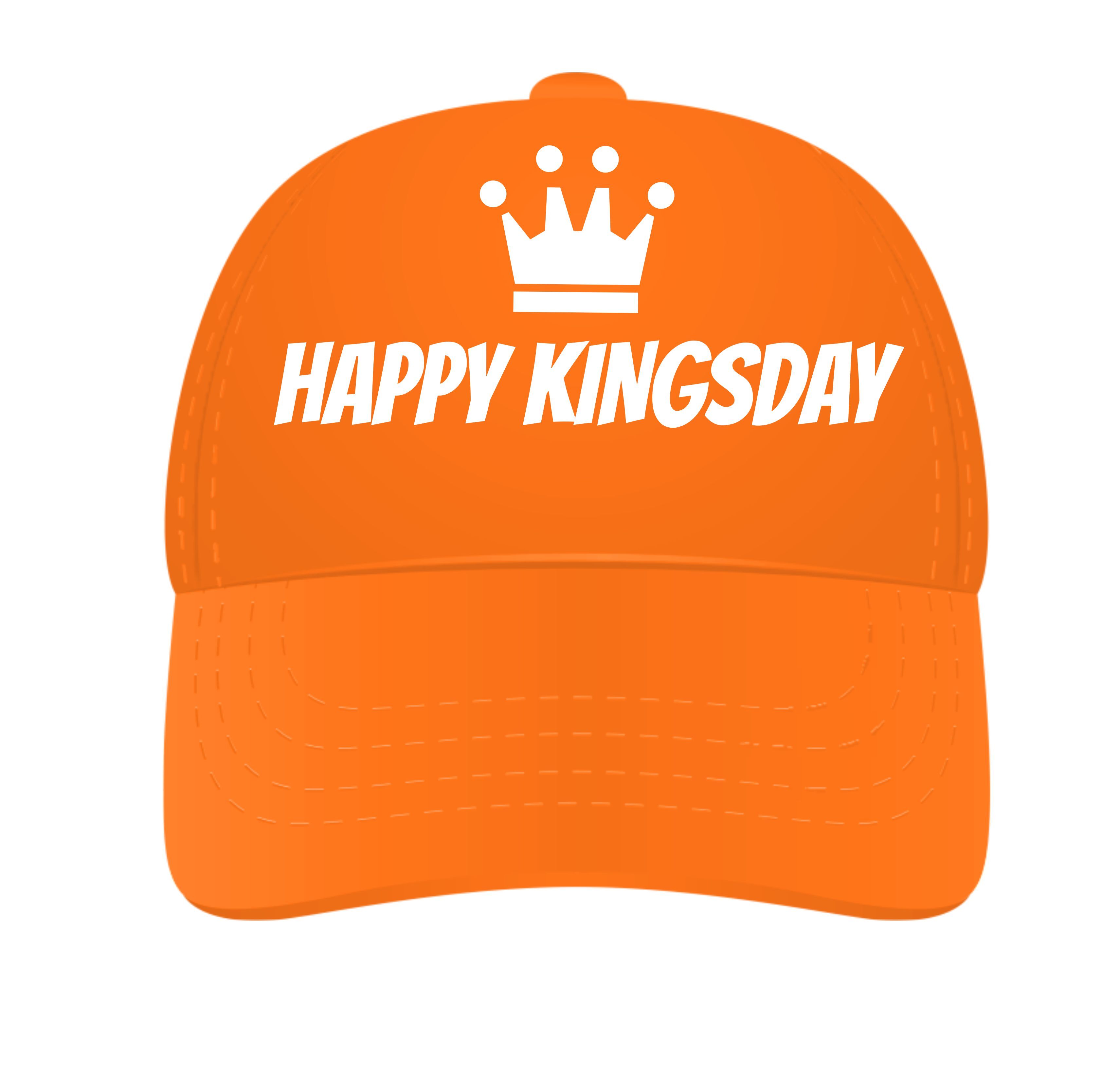 Oranje pet voor Koningsdag happy Kingsday