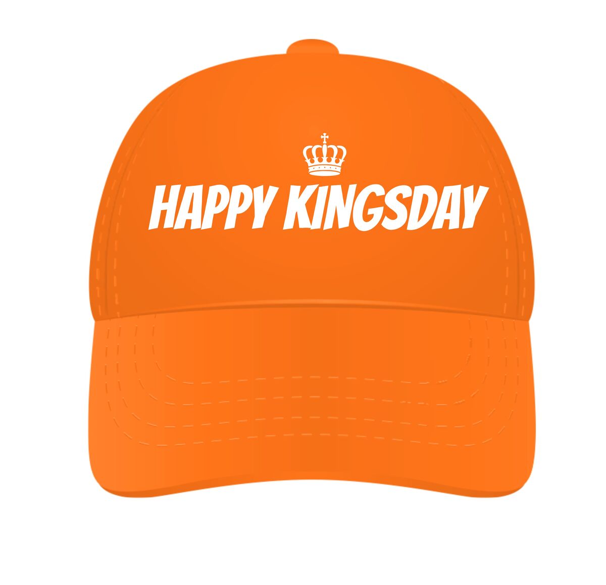 Oranje pet voor Koningsdag happy Kingsday