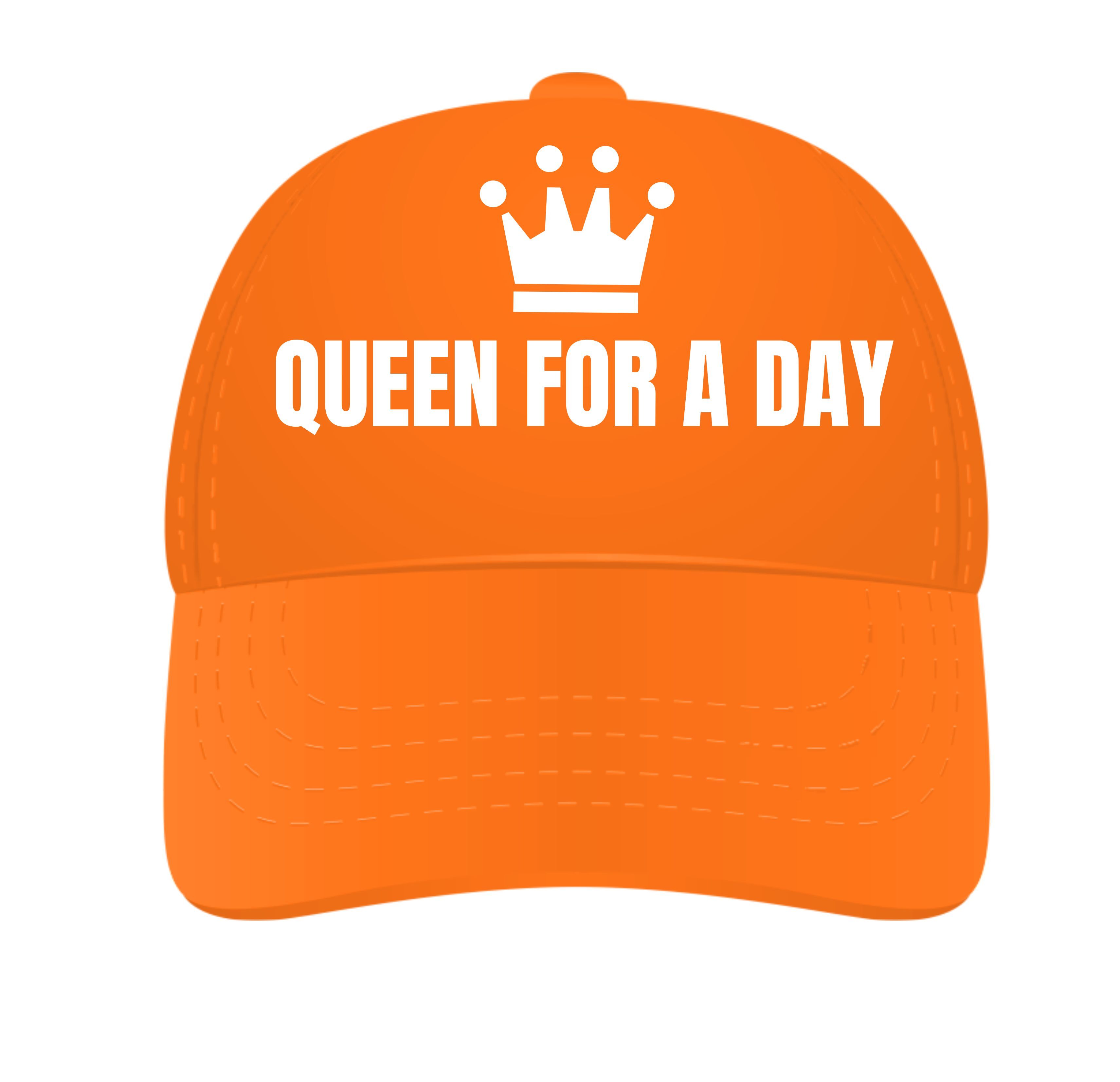 Oranje pet voor koningsdag Queen for a day