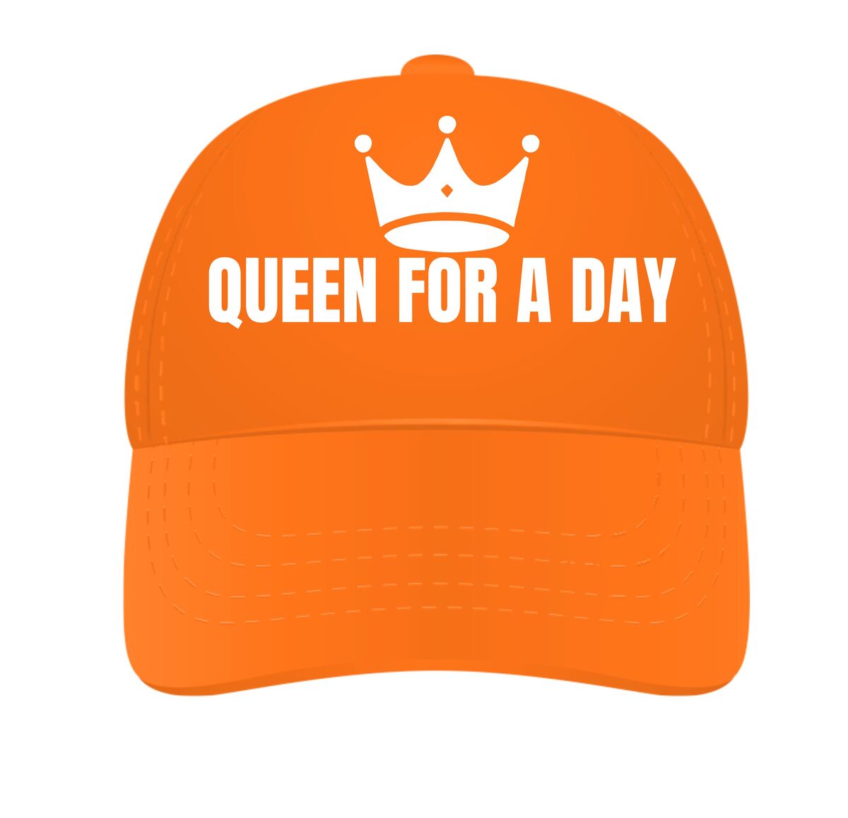 Oranje pet voor koningsdag Queen for a day