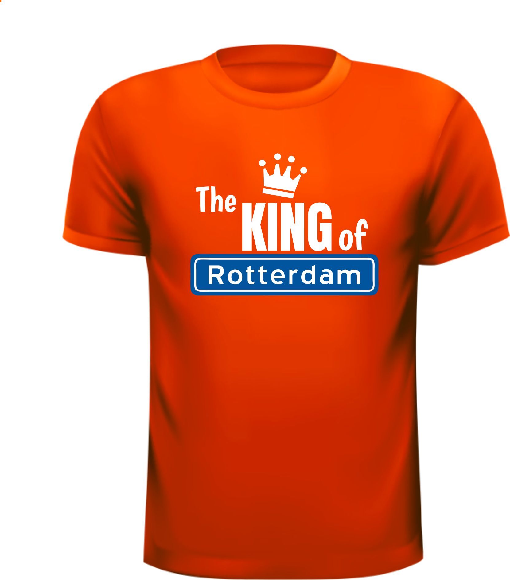 Oranje shirt koningsdag Rotterdam