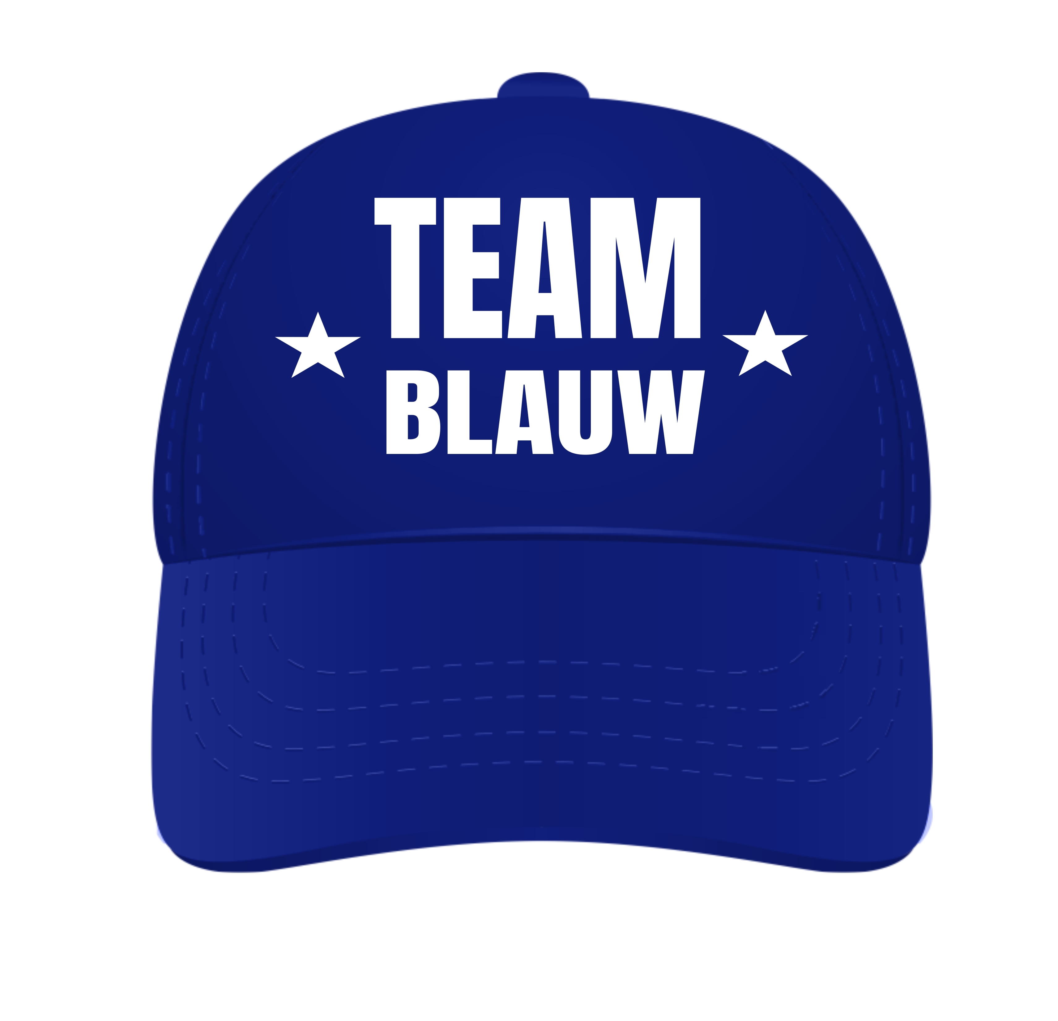 Pet voor team blauw