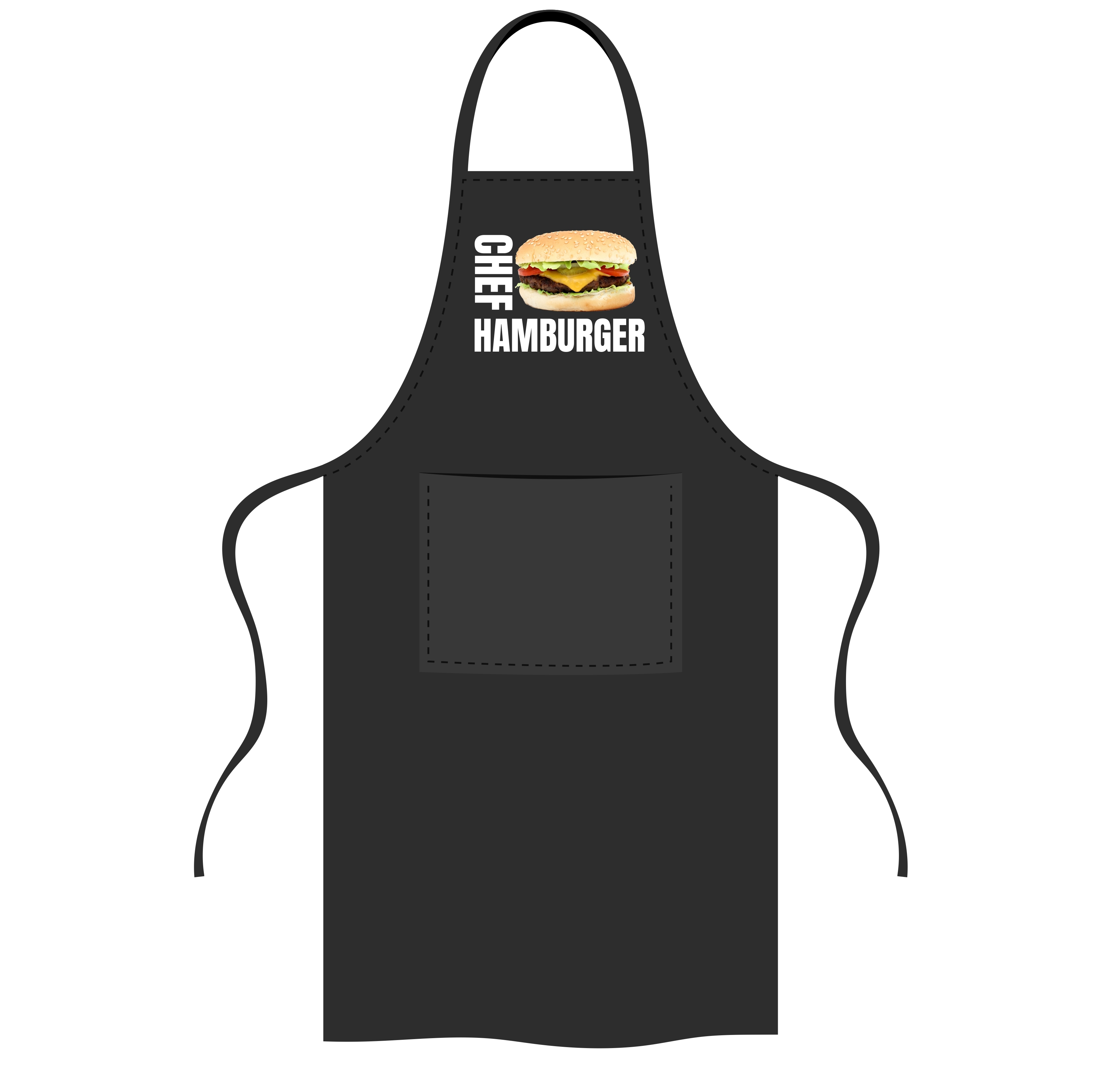 Schort chef Hamburger